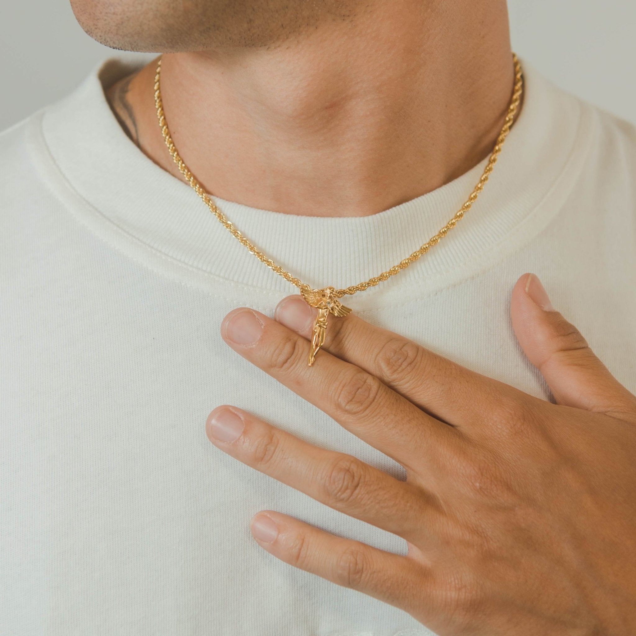 Angel Pendant - Gold - Cernucci